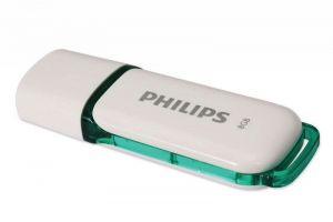 Philips / 8GB USB 2.0 Snow Edition White/Green