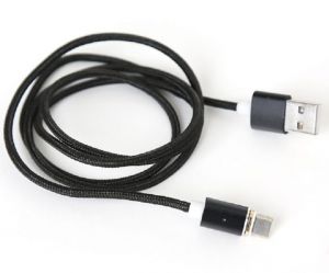 Platinet / Micro USB to USB Magnetic Plug Cable 1m Black