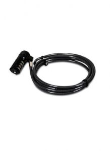 Port Designs / PORT CONNECT Combination Safety Cable Black