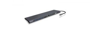 Raidsonic / IcyBox IB-DK2102-C USB Type-C DockingStation with a triple video output
