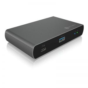 Raidsonic / IcyBox IB-HUB801-TB4 4-port hub with Thunderbolt 4 interface and up to 8K@30 Hz video output