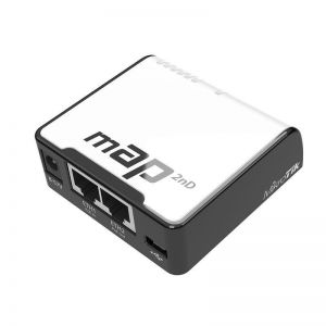  / MikroTik mAP 64MB RAM, 2xLAN, 2,4GHz integrlt antenns wifi router
