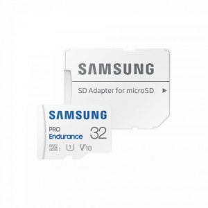 Samsung / 32GB microSDHC Class10  U1 V10 PRO Endurance + adapterrel