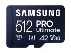 Samsung / 512GB microSDXC Pro Ultimate Class10 U3 A2 V30 + adapterrel