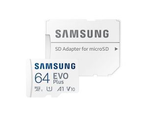 Samsung / 64GB microSDXC EVO Plus Class10 U1 A1 V10 + Adapter