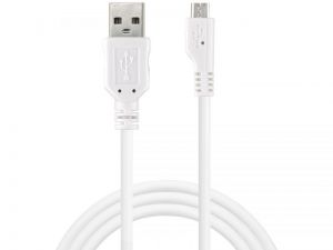 Sandberg / MicroUSB Sync/Charge Cable 1m White