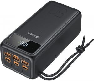 Sandberg / Powerbank USB-C PD 130W 50000 50000mAh PowerBank Black
