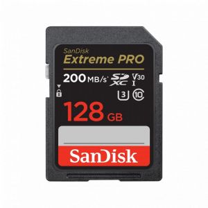 Sandisk / 128GB SDXC Class 10 U3 V30 Extreme Pro