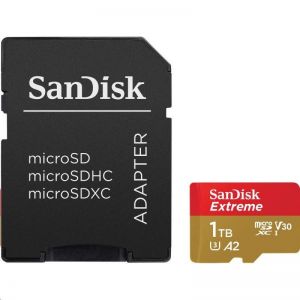 Sandisk / 1TB microSDXC Class 10 U3 V30 A2 Extreme + adapterrel