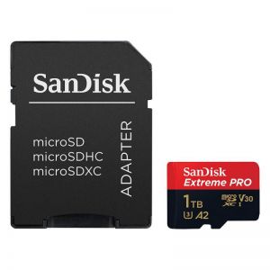 Sandisk / 1TB microSDXC Extreme Pro Class 10 UHS-I A2 C10 V30 + adapterrel