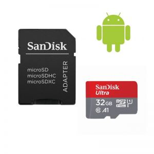 Sandisk / 32GB microSDHC Ultra UHS-I A1 (Android) + adapterrel