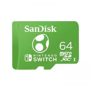 Sandisk / 64GB microSDXC Class 10 UHS-I For Nintendo Switch Yosi Edition
