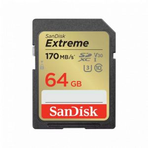 Sandisk / 64GB SDXC Extreme Class 10 U3 UHS-I V30
