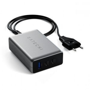 Satechi / 100W USB-C PD Compact GaN Wall Charger Space Gray