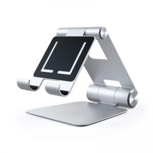 Satechi / R1 Aluminum Hinge Holder Foldable Mobile Stand Silver