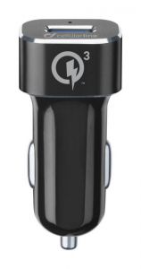 Cellularline / Set USB car charger and durable USB-C cable Tetra Force 18W,  Qualcomm? Quick Charge 3.0,  black