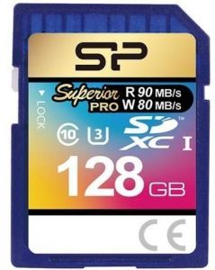 Silicon Power / 128GB Superior Pro SDXC Class 10 UHS-1 (U3)