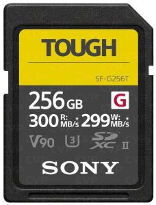 Sony / 256GB SDXC Tough UHS-II CL10 U3 V90