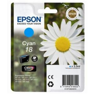 Epson / Epson 18 Cyan eredeti tintapatron (T1802)
