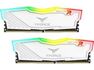 TeamGroup / 16GB DDR4 3200MHz Kit(2x8GB) Delta RGB White