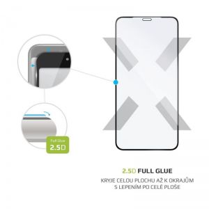 FIXED / Tempered glass screen protector Full-Cover for Apple iPhone X/XS/11 Pro,  full screen,  black