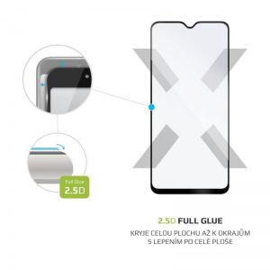 FIXED / Tempered glass screen protector Full-Cover for Xiaomi Poco M3,  full screen bonding,  black