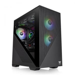 Thermaltake / Divider 170 TG ARGB Micro Chassis Tempered Glass Black