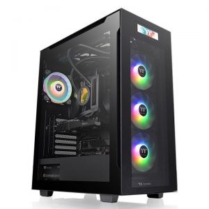 Thermaltake / Divider 550 TG Ultra Mid Tower Chassis Tempered Glass Black