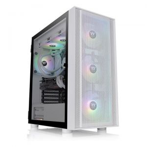 Thermaltake / H570 TG ARGB Snow Mid Tower Chassis Tempered Glass White