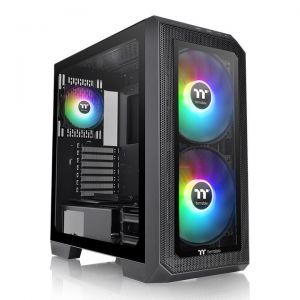 Thermaltake / View 300 MX Mid Tower Chassis ARGB Tempered Glass Black
