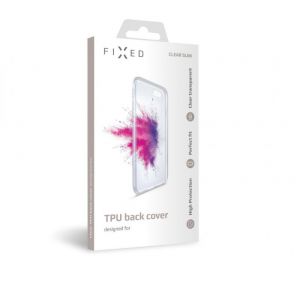 FIXED / TPU gel case for Apple iPhone 12 mini,  clear