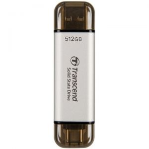 Transcend / 512GB USB3.0/USB Type-C ESD310C Silver