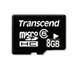 Transcend / 8GB microSDHC Class10 + adapterrel