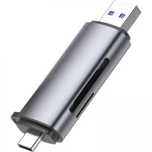 UGREEN / 2-in-1 USB-C OTG Card Reader Grey
