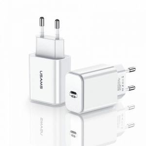 Usams / CC118TC01 PD 20W Fast Travel Charger White