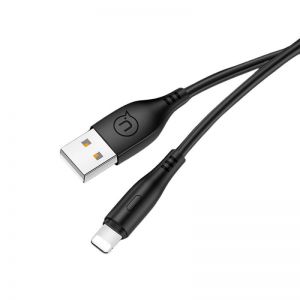 Usams / U18 Round Charging and Data Cable Black