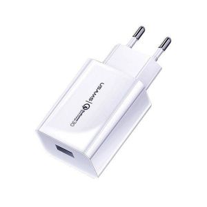 Usams / T22 Single USB QC3.0 Travel Charger White