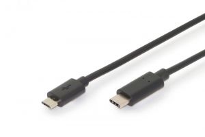 Assmann / USB Type-C connection cable,  type C to micro B