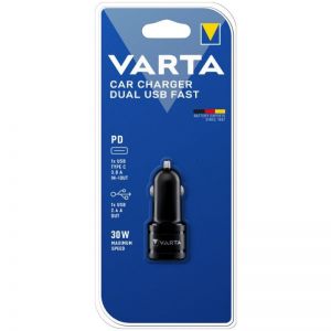 Varta / Car Charger Dual USB Fast Black