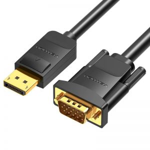 Vention / Displayport male to VGA male cable 1, 5m Black