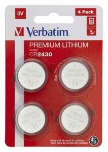 Verbatim / CR2430 Ltium Elem 4db/csomag