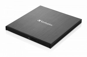 Verbatim / Ultra HD 4K External Slimline Blu-ray Writer Black