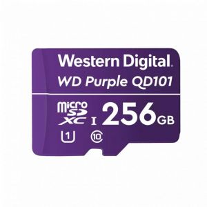 Western Digital / 256GB microSDXC Class10 UHS-I (U1) Purple QD101 adapter nlkl