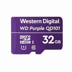 Western Digital / 32GB microSDHC Class10 UHS-I (U1) Purple QD101 adapter nlkl