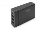 Digitus 4-Port USB Charger,  72W,  1xUSB-C (Power Delivery),