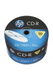 HP CD-R lemez, 700MB, 52x, 50 db, zsugor csomagols, HP