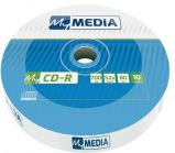 MYMEDIA CD-R lemez, 700MB, 52x, 10 db, zsugor csomagols, MYMEDIA (by VERBATIM)