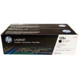HP HP 128A Black eredeti toner dupla csomag (CE320AD)
