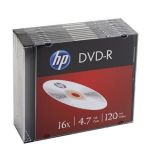 HP DVD-R lemez, 4,7 GB, 16x, 10 db, vkony tok, HP