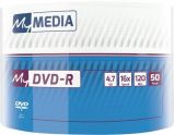 MYMEDIA DVD-R lemez, 4,7 GB, 16x, 50 db, zsugor csomagols, MYMEDIA (by VERBATIM)